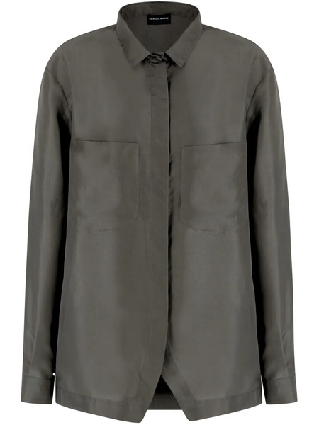  Giorgio Armani Patch Pocket Shirt - Green 