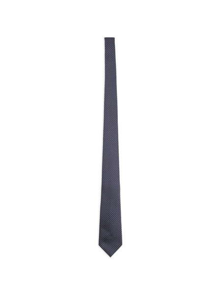  Giorgio Armani Patterned Silk Tie - Blue 