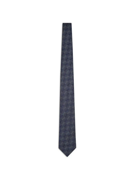  Giorgio Armani Patterned Silk Tie - Blue 
