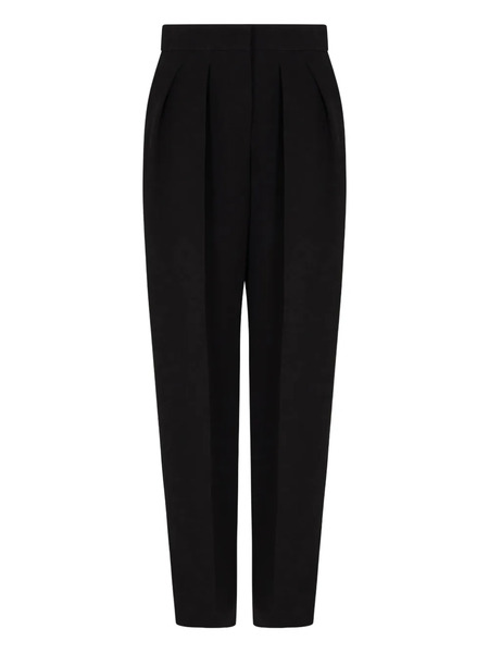  Giorgio Armani Pleated-front Trousers - Black 