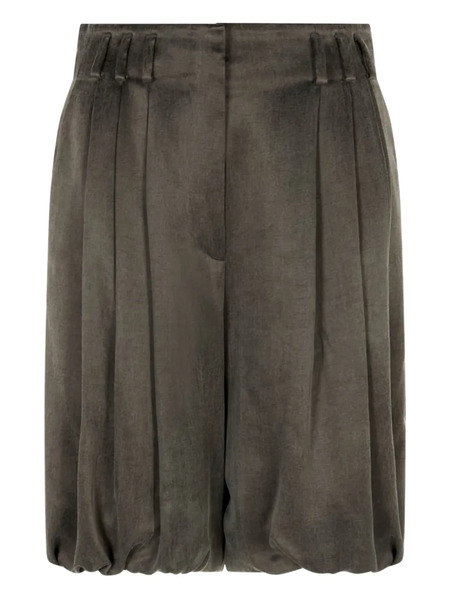  Giorgio Armani Pleated Shorts - Grey 