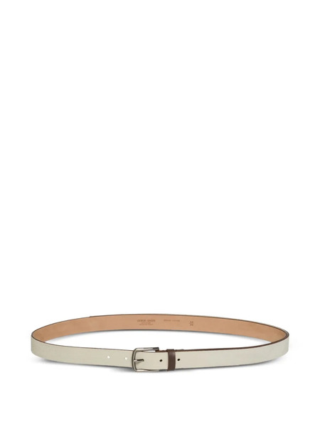  Giorgio Armani Rectangular-buckle Belt - Neutrals 