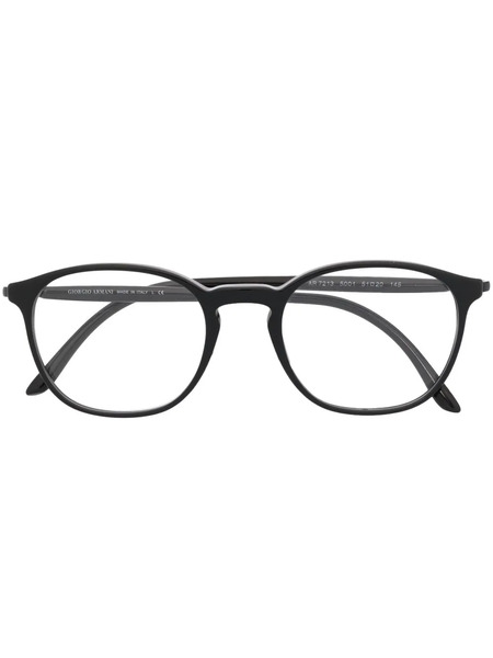  Giorgio Armani Round Frame Glasses - Black 