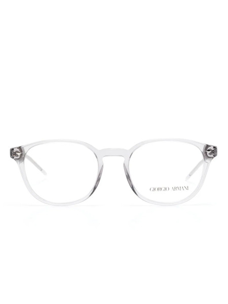  Giorgio Armani Round-frame Glasses - Grey 