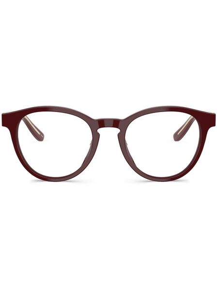  Giorgio Armani Round-frame Glasses - Red 