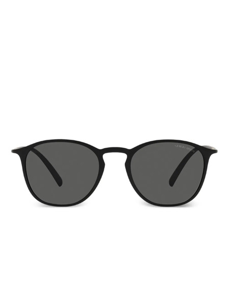  Giorgio Armani Round-frame Sunglasses - Black 