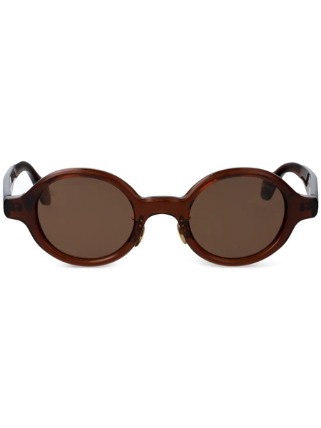  Giorgio Armani Round-frame Sunglasses - Brown 