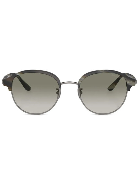  Giorgio Armani Round-frame Sunglasses - Green 