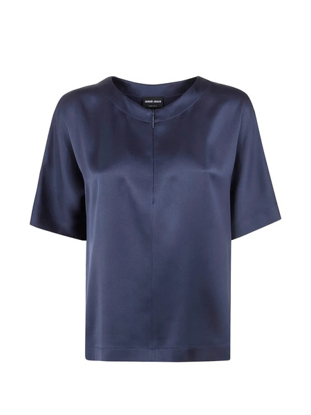  Giorgio Armani Silk Blouse - Blue 