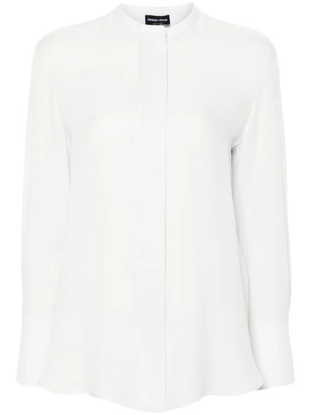  Giorgio Armani Silk Shirt - White 