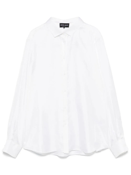  Giorgio Armani Silk Shirt - White 
