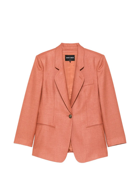  Giorgio Armani Single-breasted Blazer - Orange 