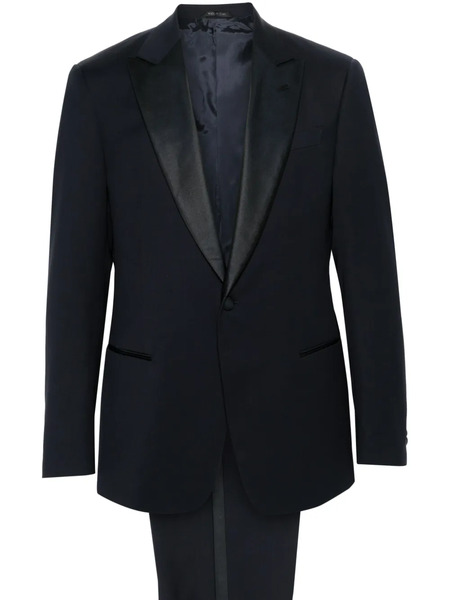  Giorgio Armani Single-breasted Wool Suit - Blue 