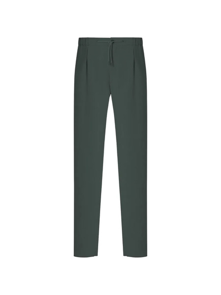  Giorgio Armani Single-pleat Trousers - Green 