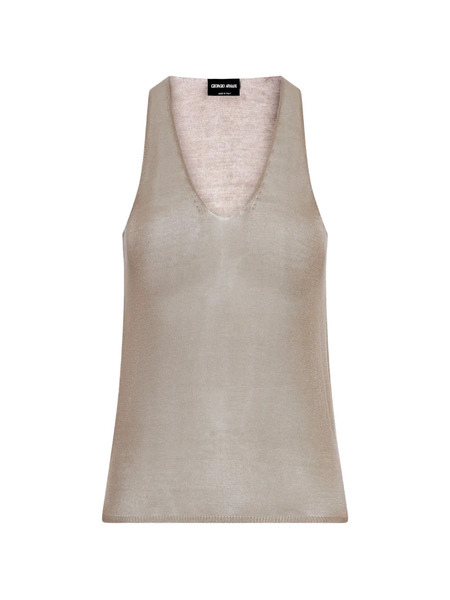  Giorgio Armani Sleeveless Top - Neutrals 