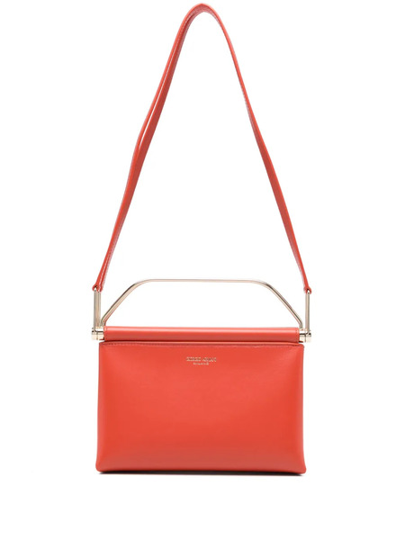  Giorgio Armani Small Leather Tote Bag - Orange 