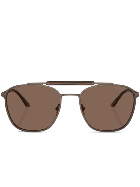  Giorgio Armani Square-frame Sunglasses - Metallic 