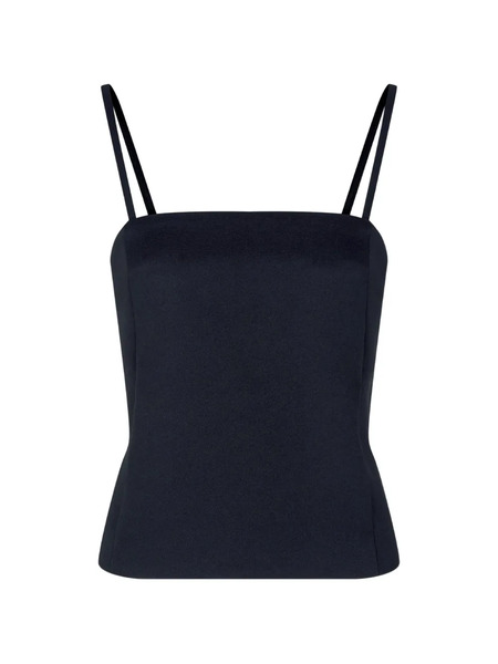  Giorgio Armani Square-neck Bustier Top - Black 
