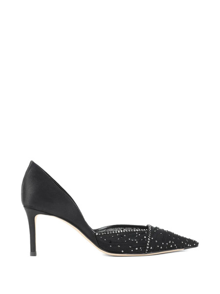  Giorgio Armani Studded Pointed-toe Pumps - Black 