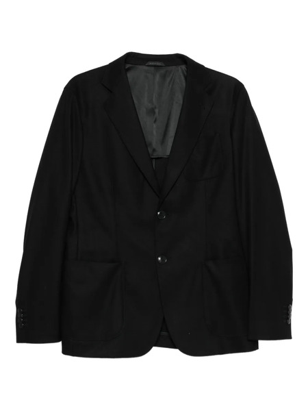  Giorgio Armani Two-button Patch-pocket Jacket - Black 
