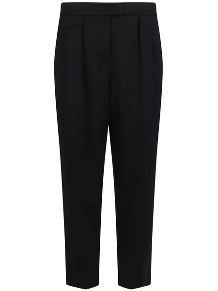 Giorgio Armani Wool Trousers - Black 
