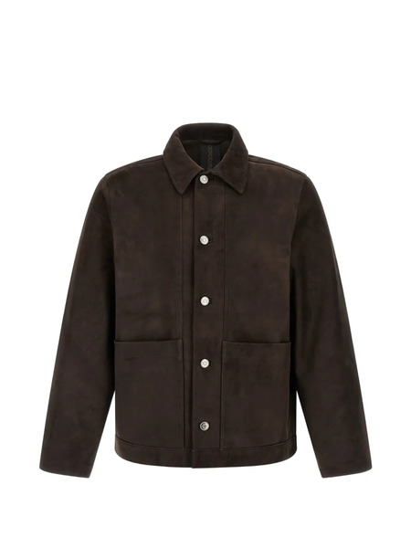  Giorgio Brato Fiore Suede Jacket - Brown 