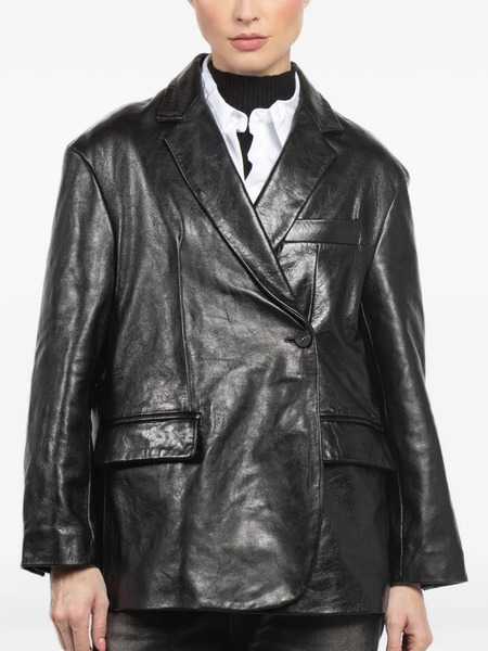  Giorgio Brato X Jade Double-breasted Jacket - Black 