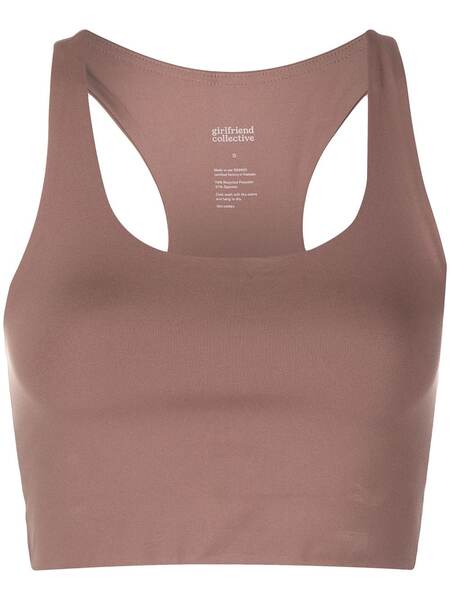  Girlfriend Collective Paloma Sports Bra - Brown 