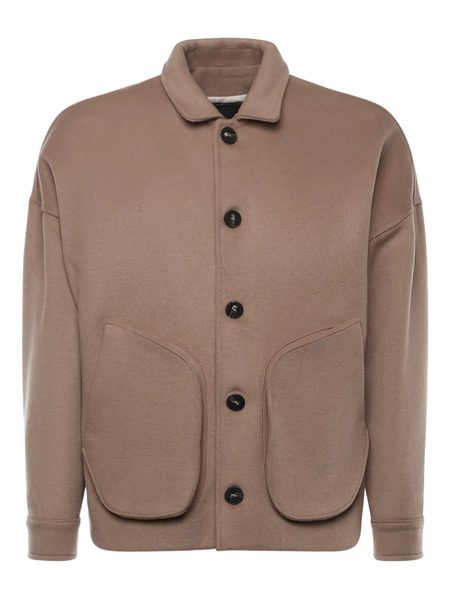  Giuliano Galiano Dire Buttoned Long-sleeves Jacket - Neutrals 