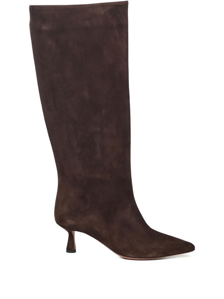  Giuliano Galiano 30mm Jane Suede Boots - Brown 