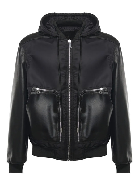  Giuliano Galiano Zip Drawstring Jacket - Black 