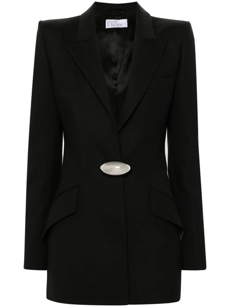  Giuseppe Di Morabito Brooch-appliqué Blazer - Black 