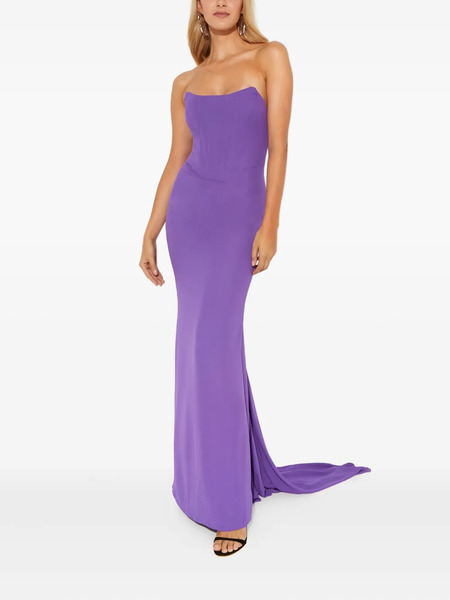  Giuseppe Di Morabito Corset Maxi Dress - Purple 