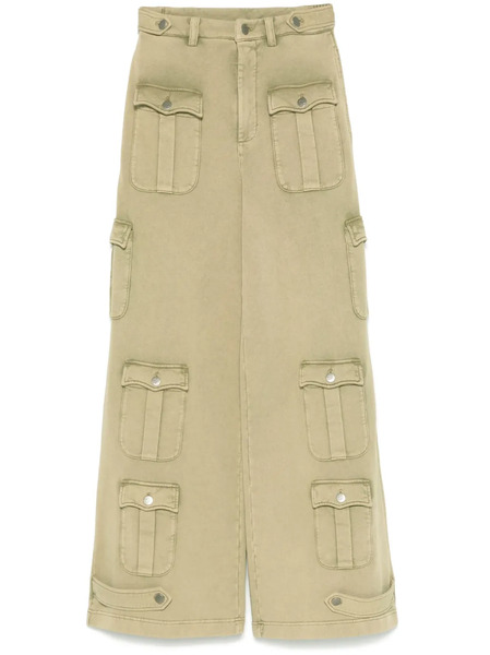  Giuseppe Di Morabito Cotton Cargo Trousers - Green 