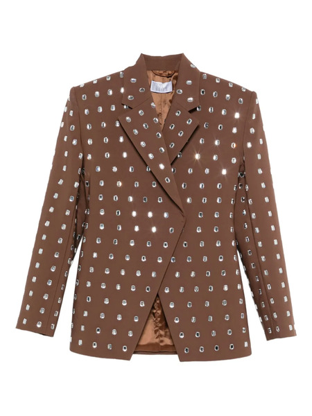  Giuseppe Di Morabito Crystal-embellished Blazer - Brown 