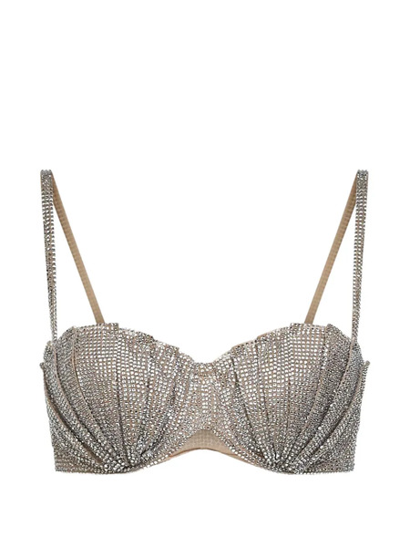  Giuseppe Di Morabito Crystal-embellished Bra - Silver 