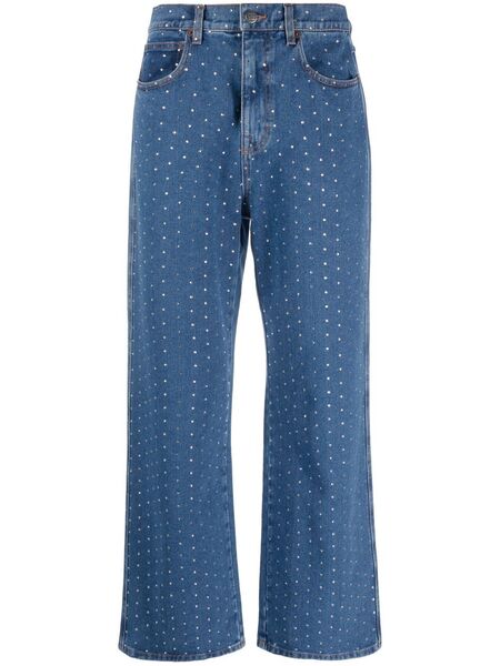 Giuseppe Di Morabito Crystal-embellished Jeans - Blue 