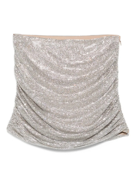  Giuseppe Di Morabito Crystal-embellished Skirt - Silver 