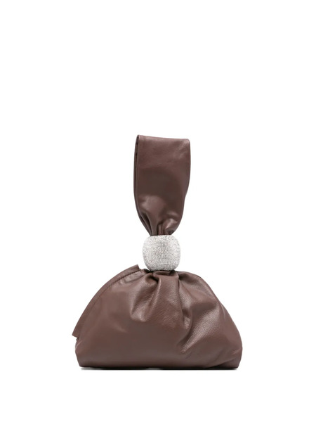  Giuseppe Di Morabito Crystal-embellished Tote Bag - Brown 
