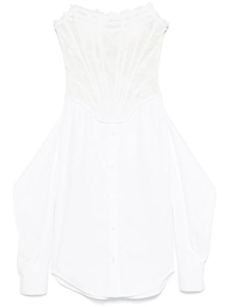  Giuseppe Di Morabito Deconstructed Midi Dress - White 