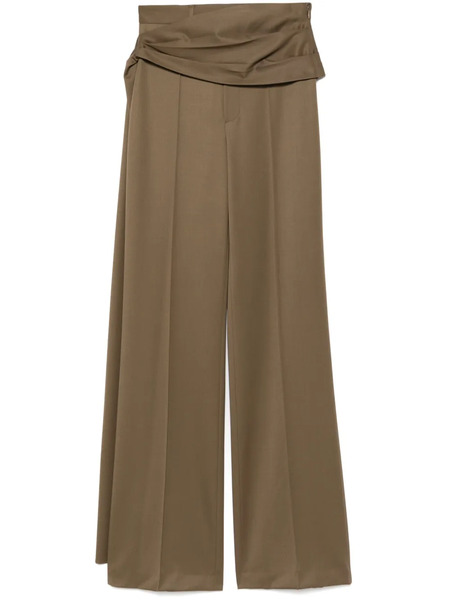  Giuseppe Di Morabito Draped-detailing Trousers - Green 