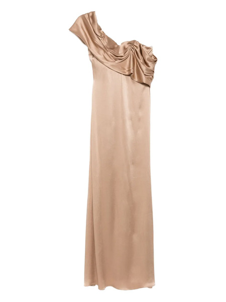  Giuseppe Di Morabito Draped One-shoulder Dress - Neutrals 