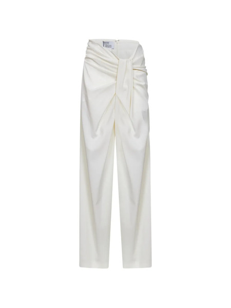  Giuseppe Di Morabito Draped Waist Trousers - White 