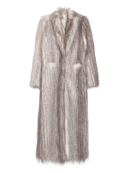  Giuseppe Di Morabito Faux-fur Coat - Grey 