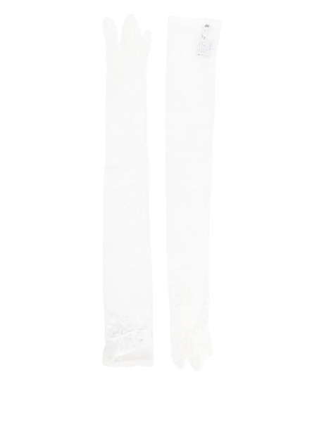  Giuseppe Di Morabito Lace-floral Gloves - White 