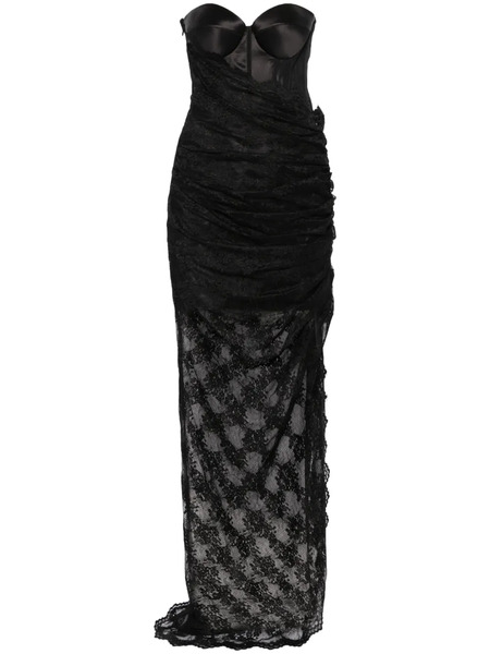  Giuseppe Di Morabito Lace Maxi Dress - Black 