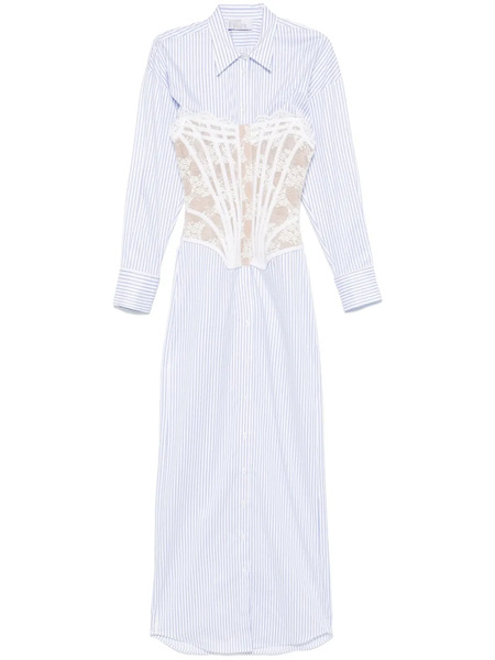  Giuseppe Di Morabito Layered-effect Shirt Dress - White 