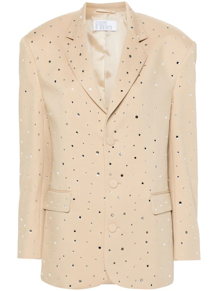  Giuseppe Di Morabito Rhinestone-embellished Single-breasted Blazer - Neutrals 