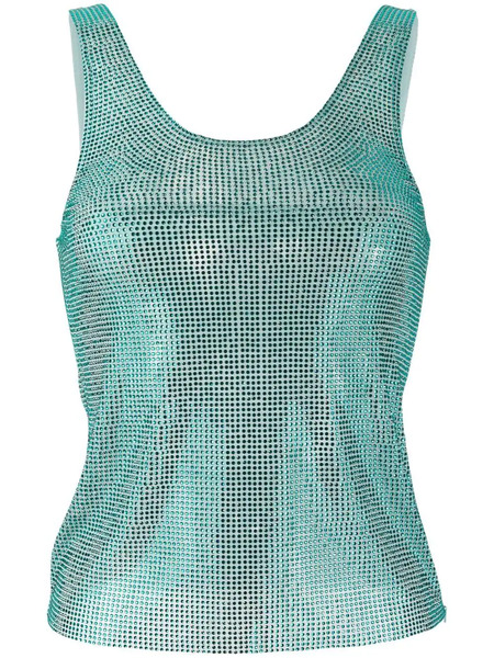  Giuseppe Di Morabito Rhinestone-embellished Tank Top - Blue 