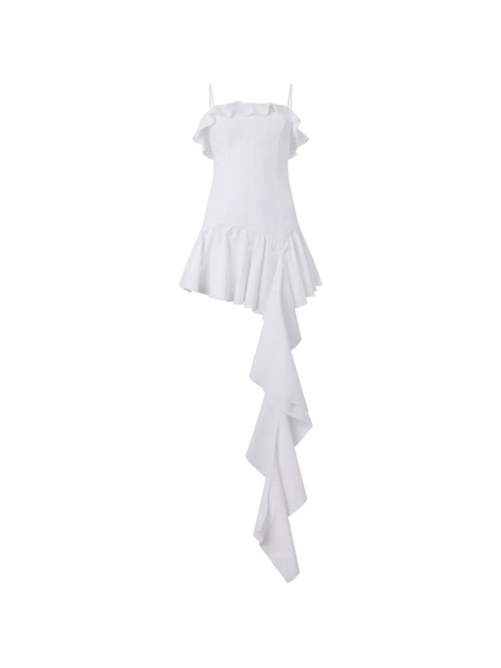  Giuseppe Di Morabito Ruffled Mini Dress - White 